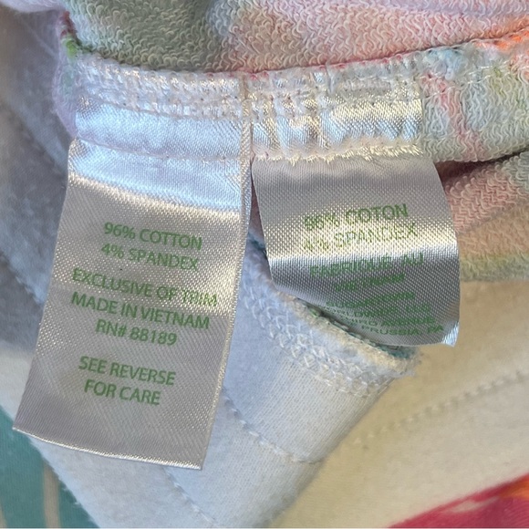 Lilly Pulitzer Women’s Sz M Chrissy Beach Shorts So A Peeling French Terry Pink - Picture 14 of 14